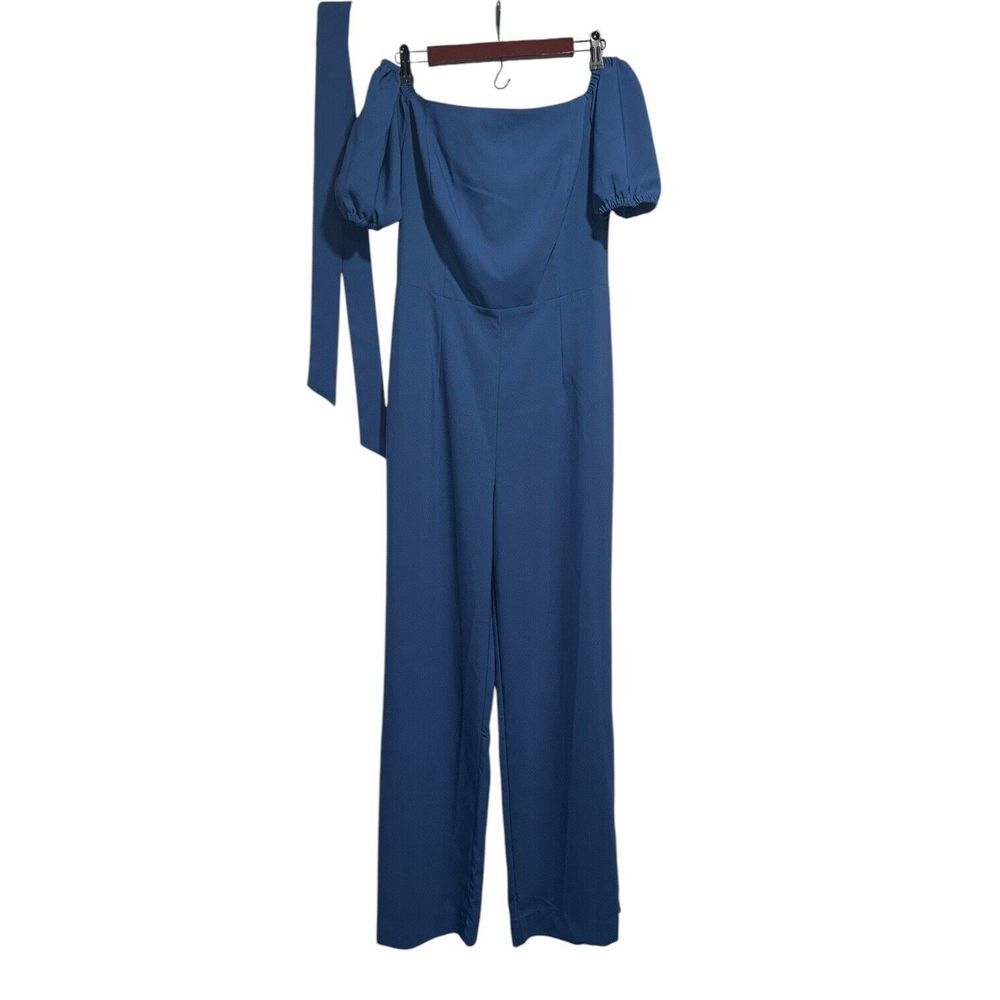 Lilly Pulitzer Jada Jumpsuit Women's‎ Sz10 Oyster Bay Navy EUC Shower Msrp $198 - Picture 7 of 14